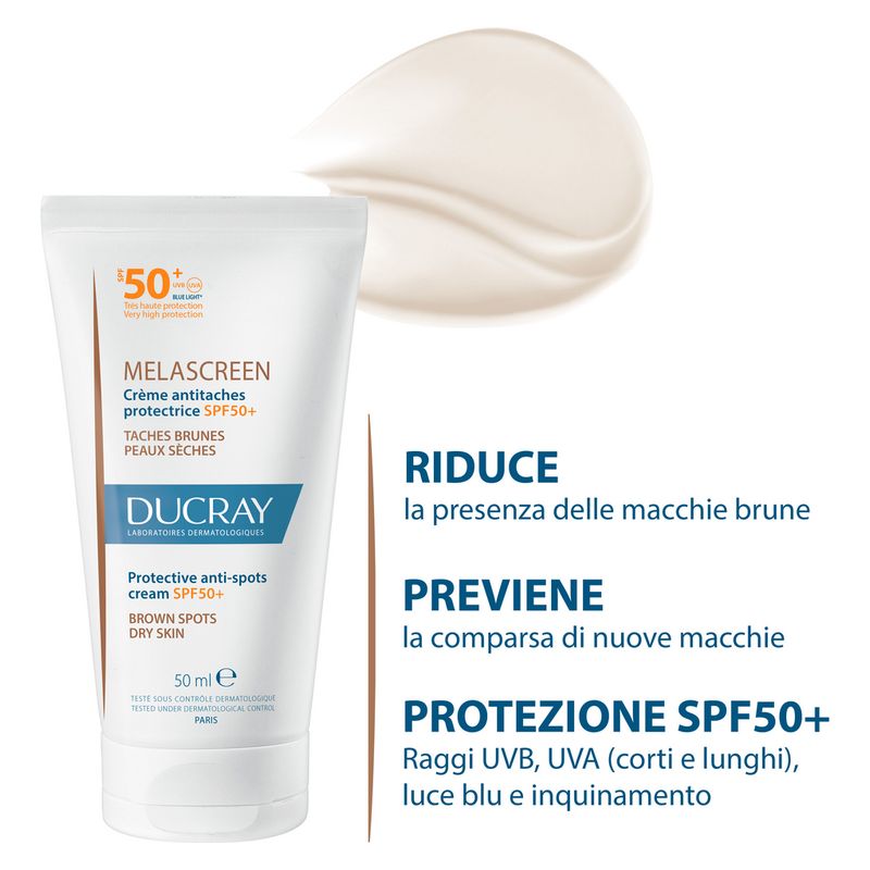 DUCRAY - MELASCREEN CREME ANTITACHES PROTECTRICE SPF50+ TACHES BRUNES DUCRAY - MELASCREEN CREME ANTITACHES PROTECTRICE SPF50+ TACHES BRUNES