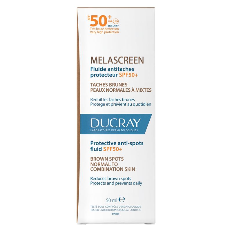 DUCRAY - MELASCREEN FLUIDE ANTICACHES PROTECTEUR SPF 50+ TACHES BRUNES DUCRAY - MELASCREEN FLUIDE ANTICACHES PROTECTEUR SPF 50+ TACHES BRUNES