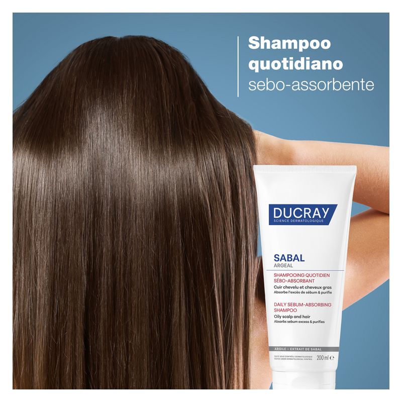 DUCRAY - SABAL ARGEAL SHAMPOOING QUOTIDIEN SéBO-ABSORBANT DUCRAY - SABAL ARGEAL SHAMPOOING QUOTIDIEN SéBO-ABSORBANT