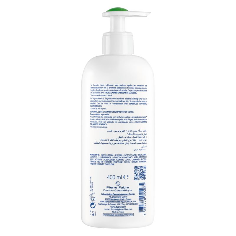 DUCRAY - SENSINOL LAIT APAISANT PHYSIOPROTECTEUR CORPS DUCRAY - SENSINOL LAIT APAISANT PHYSIOPROTECTEUR CORPS