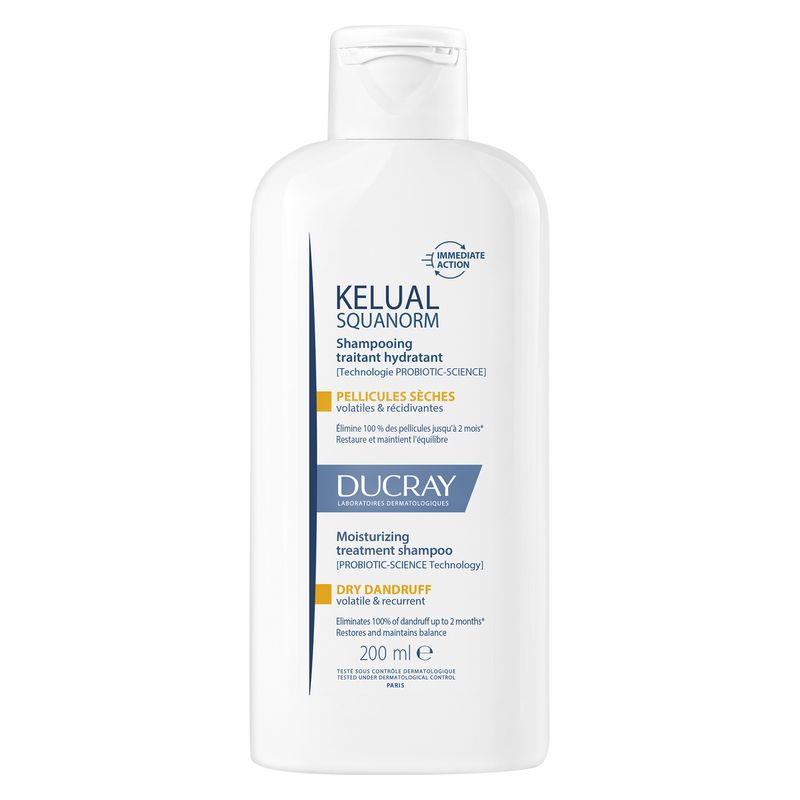 DUCRAY - KELUAL SQUANORM SHAMPOOING TRAITANT HYDRATANT PELLICULES SECHES DUCRAY - KELUAL SQUANORM SHAMPOOING TRAITANT HYDRATANT PELLICULES SECHES