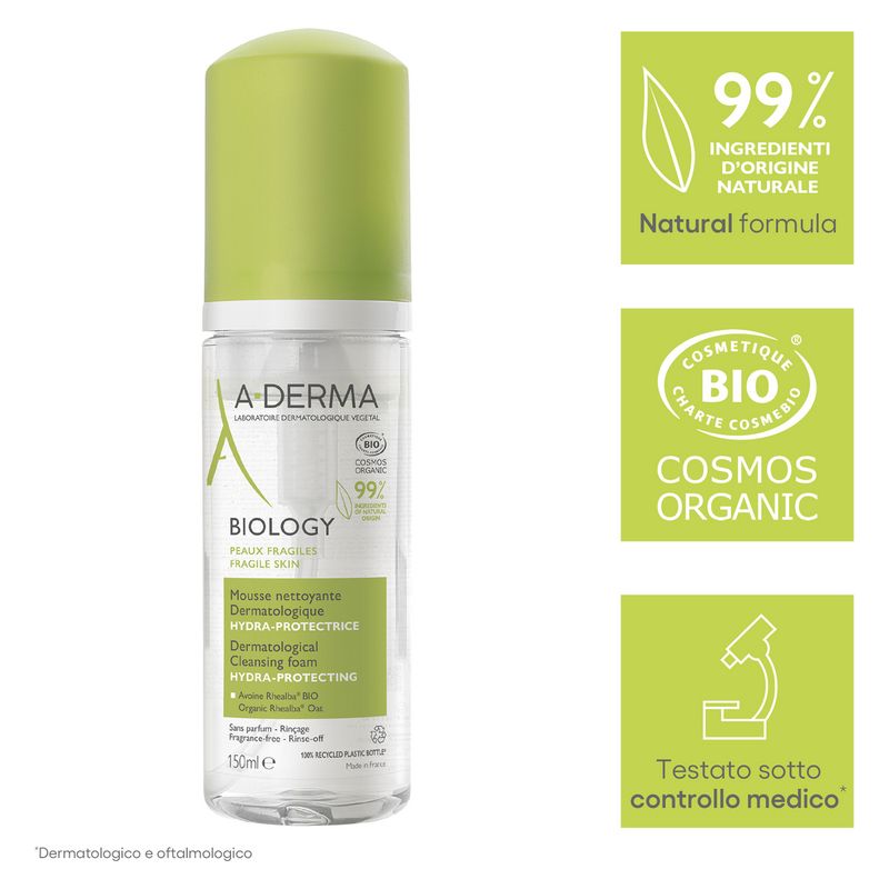 A-Derma - BIOLOGY MOUSSE NETTOYANTE A-Derma - BIOLOGY MOUSSE NETTOYANTE