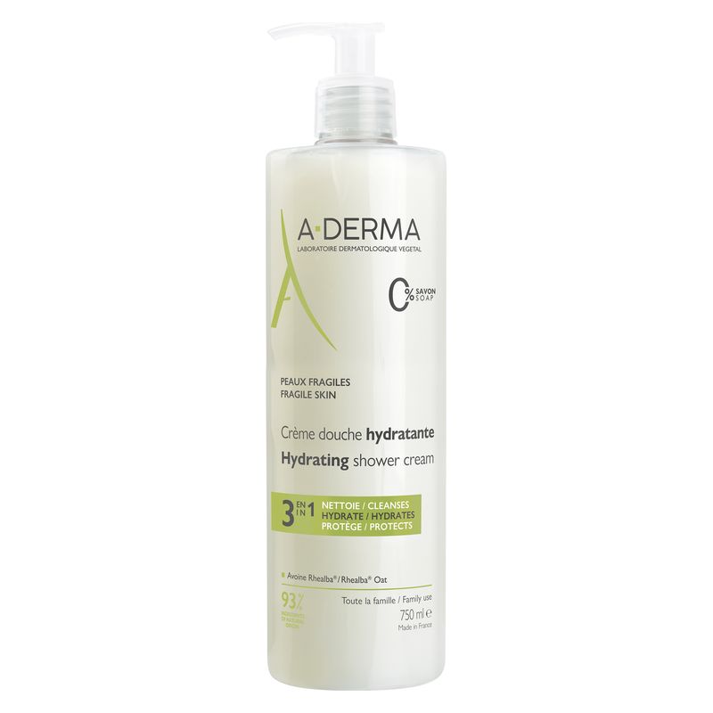 A-Derma - CRèME DOUCHE HYDRATANTE 3 EN 1 A-Derma - CRèME DOUCHE HYDRATANTE 3 EN 1