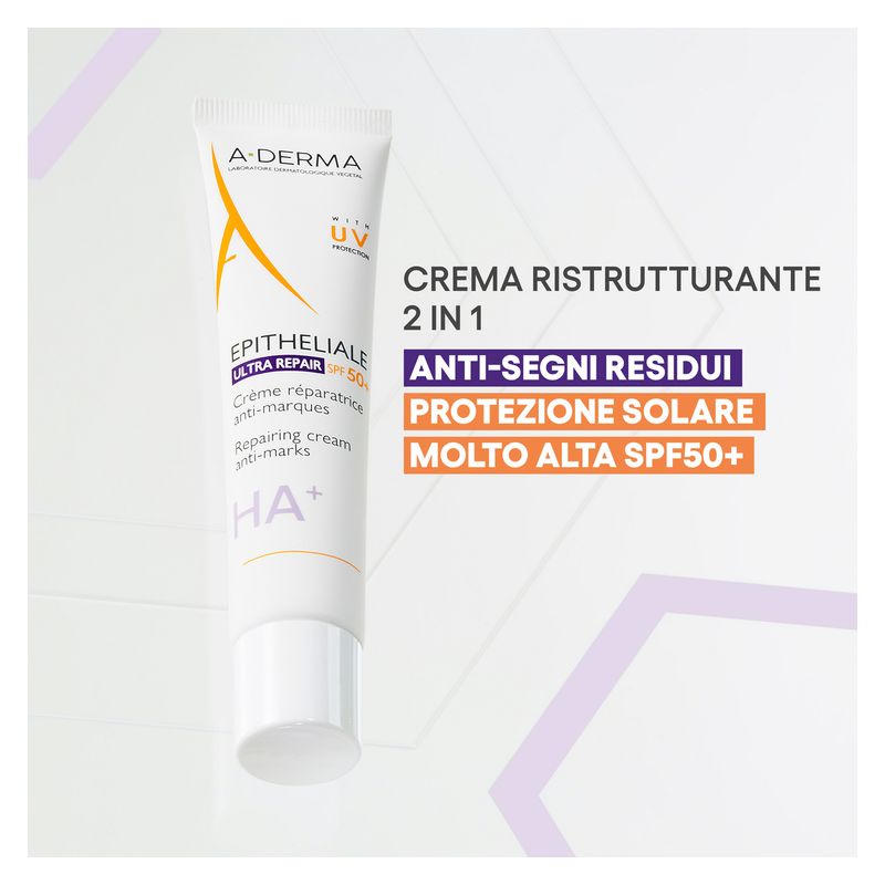 A-Derma - EPITHELIALE ULTRA REPAIR SPF 50+ CRèME RéPARATRICE ANTI-MARQUES A-Derma - EPITHELIALE ULTRA REPAIR SPF 50+ CRèME RéPARATRICE ANTI-MARQUES