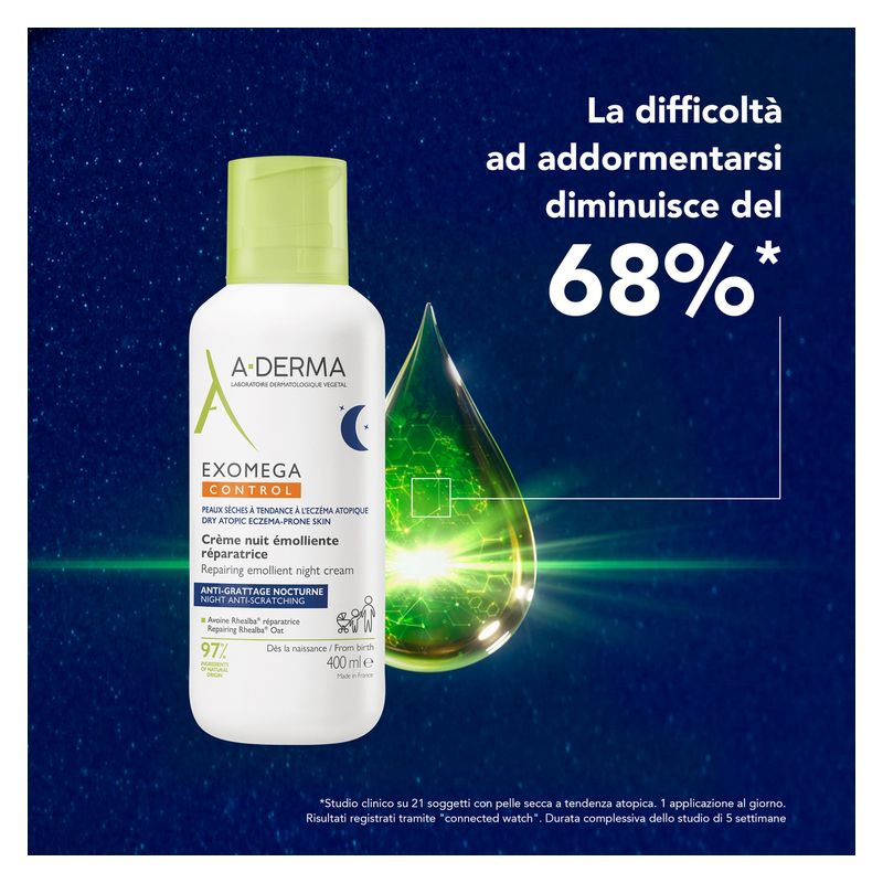 A-Derma - Exomega Control Crème Nuit Émolliente Réparatrice Anti-Grattage Nocturne A-Derma - Exomega Control Crème Nuit Émolliente Réparatrice Anti-Grattage Nocturne