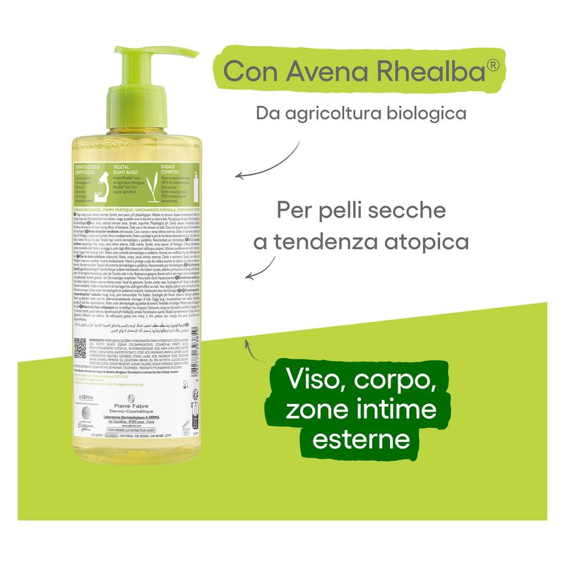 A-Derma - Exomega Control Huile Lavante Émolliente Anti-Grattage A-Derma - Exomega Control Huile Lavante Émolliente Anti-Grattage