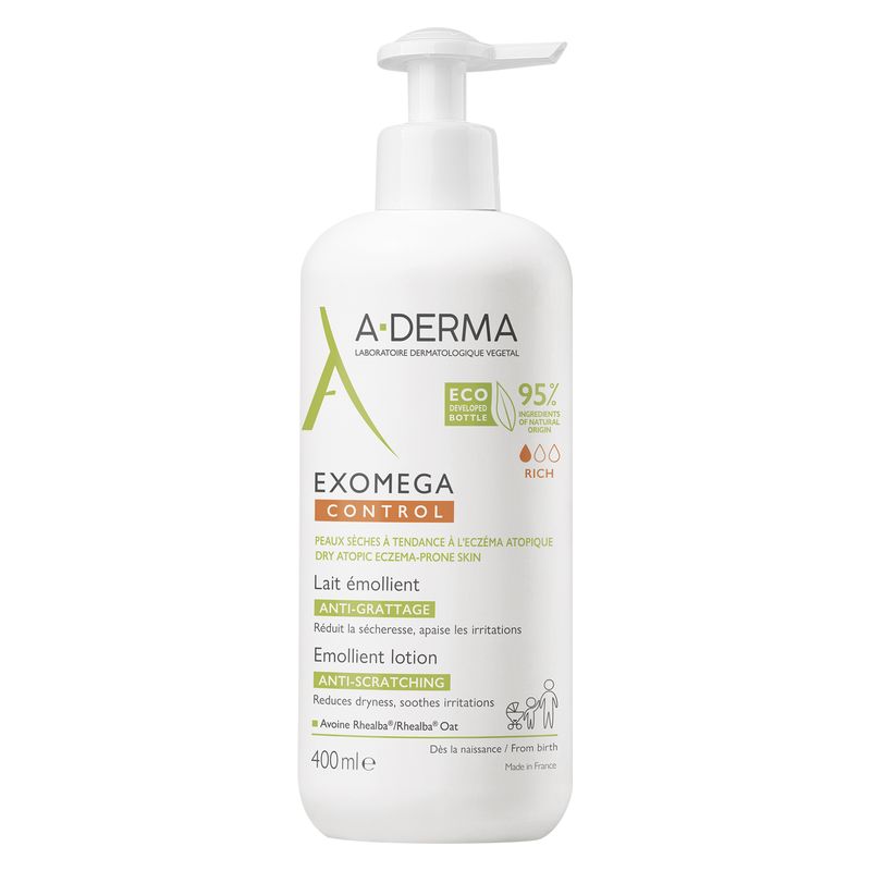 A-Derma - Exomega Control Lait Émollient Anti-Grattage A-Derma - Exomega Control Lait Émollient Anti-Grattage