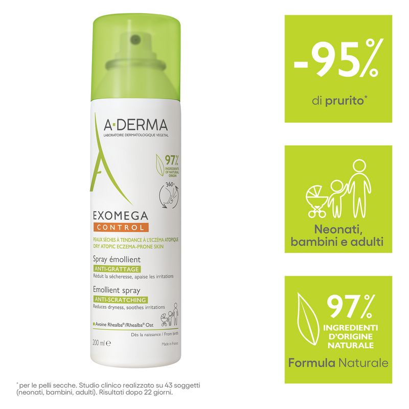 A-Derma - Exomega Control Spray Émollient Anti-Grattage