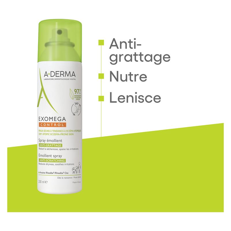 A-Derma - Exomega Control Spray Émollient Anti-Grattage