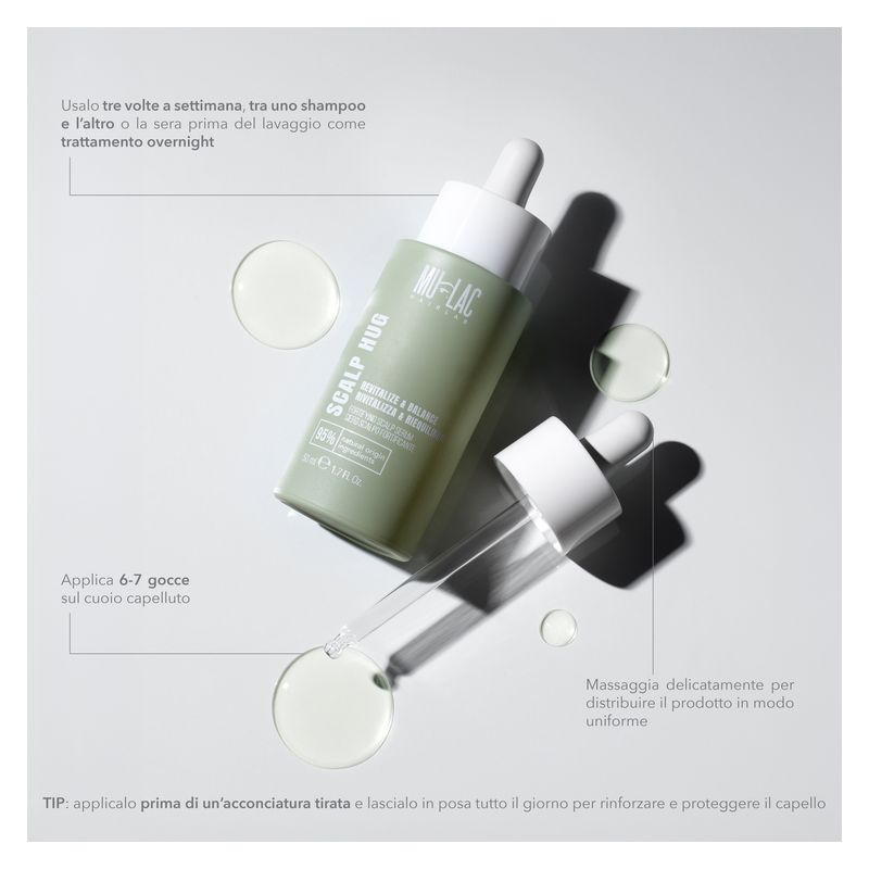 MULAC - SCALP HUG REVITALIZE & BALANCE - SIERO SCALPO FORTIFICANTE MULAC - SCALP HUG REVITALIZE & BALANCE - SIERO SCALPO FORTIFICANTE