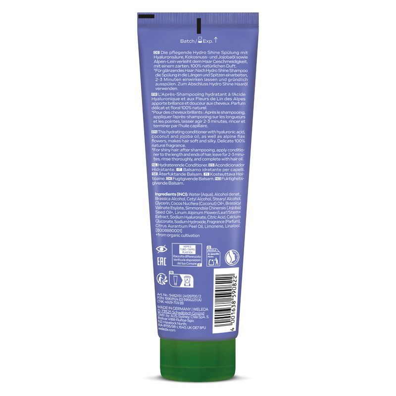 WELEDA - HYDRO SHINE HYDRATION CONDITIONER WELEDA - HYDRO SHINE HYDRATION CONDITIONER