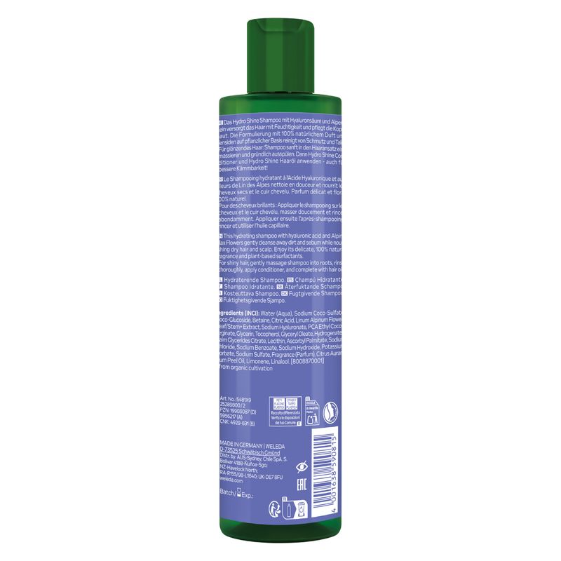WELEDA - HYDRO SHINE HYDRATION SHAMPOO WELEDA - HYDRO SHINE HYDRATION SHAMPOO