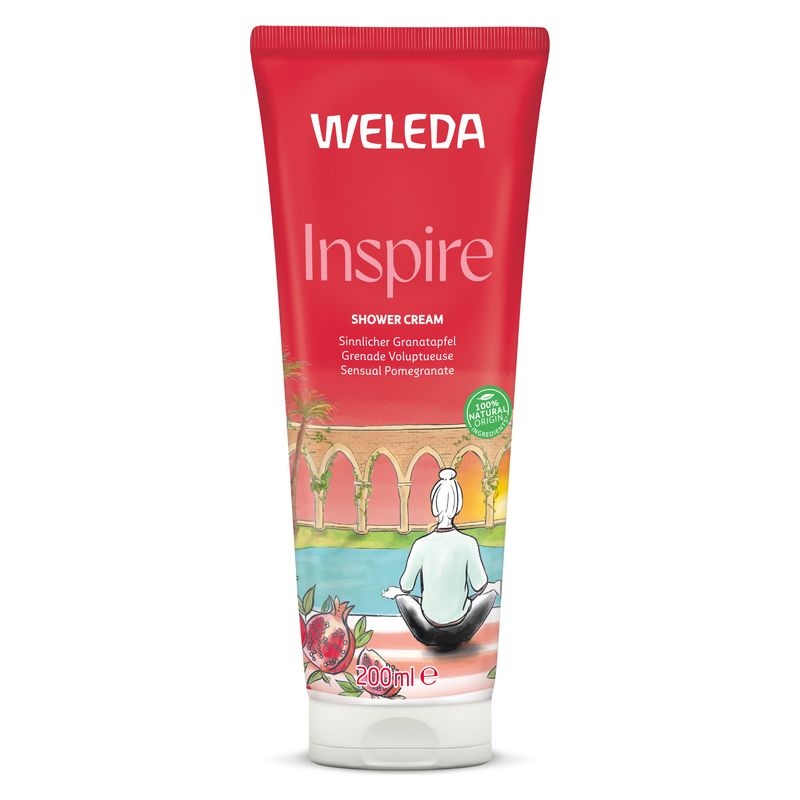 WELEDA - INSPIRE SHOWER CREAM SENSUAL POMEGRANATE WELEDA - INSPIRE SHOWER CREAM SENSUAL POMEGRANATE