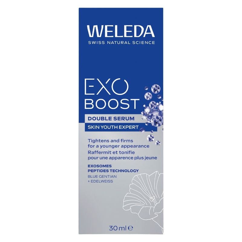 WELEDA - EXO BOOST DOUBLE SERUM BLUE GENTIAN + EDELWEISS WELEDA - EXO BOOST DOUBLE SERUM BLUE GENTIAN + EDELWEISS