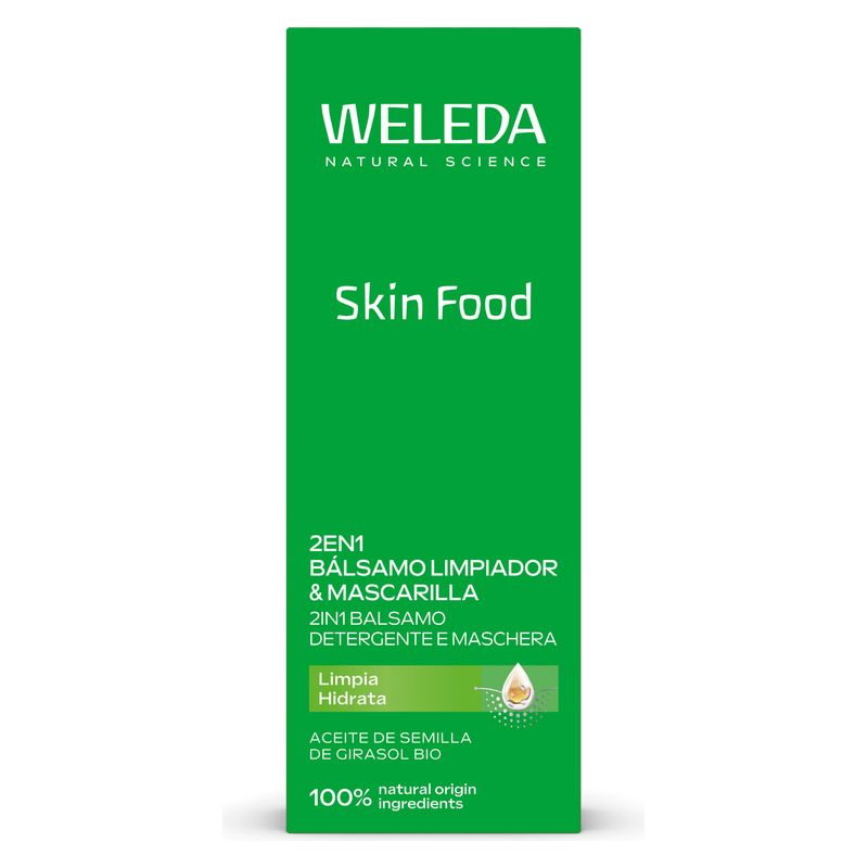 WELEDA - SKIN FOOD 2 IN 1 BALSAMO DETERGENTE E MASCHERA