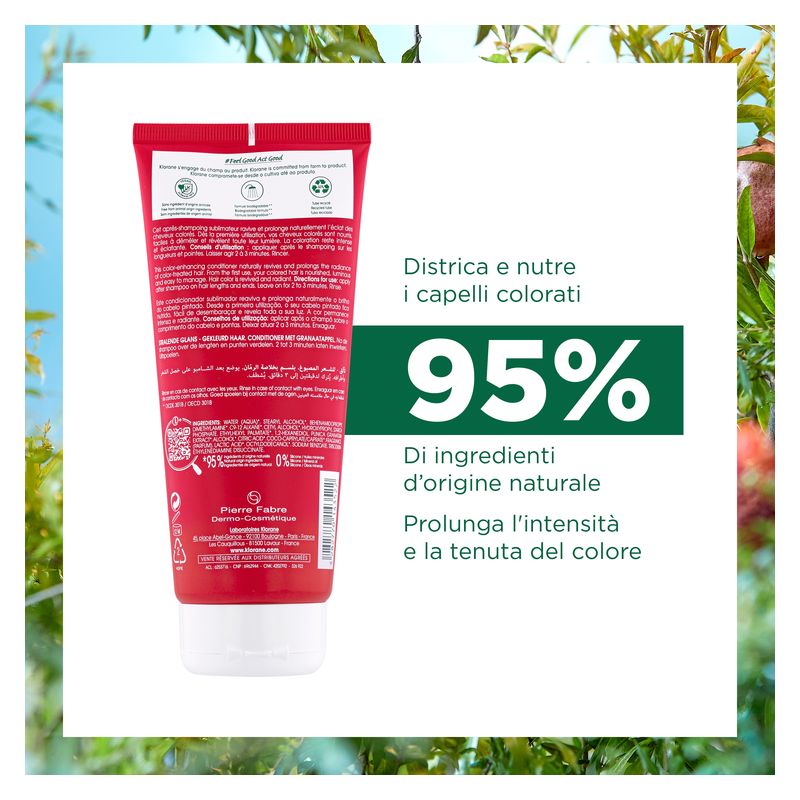 KLORANE - éCLAT COLEUR APRèS-SHAMPOING RIVIVEUR & PROLONGATEUR KLORANE - éCLAT COLEUR APRèS-SHAMPOING RIVIVEUR & PROLONGATEUR