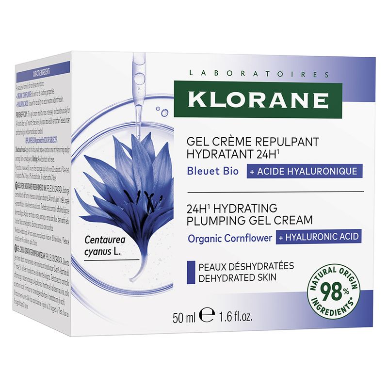 KLORANE - GEL CRèME REPULPANT HYDRATANT 24H KLORANE - GEL CRèME REPULPANT HYDRATANT 24H