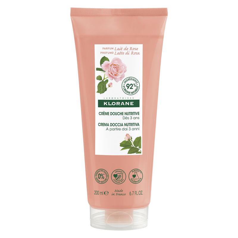 KLORANE - CRèME DOUCHE NUTRITIVE LAIT DE ROSE KLORANE - CRèME DOUCHE NUTRITIVE LAIT DE ROSE