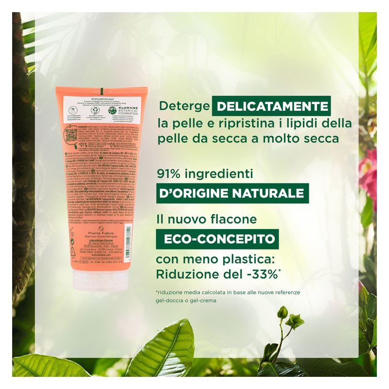 KLORANE - CRèME DOUCHE NUTRITIVE LAIT DE ROSE KLORANE - CRèME DOUCHE NUTRITIVE LAIT DE ROSE
