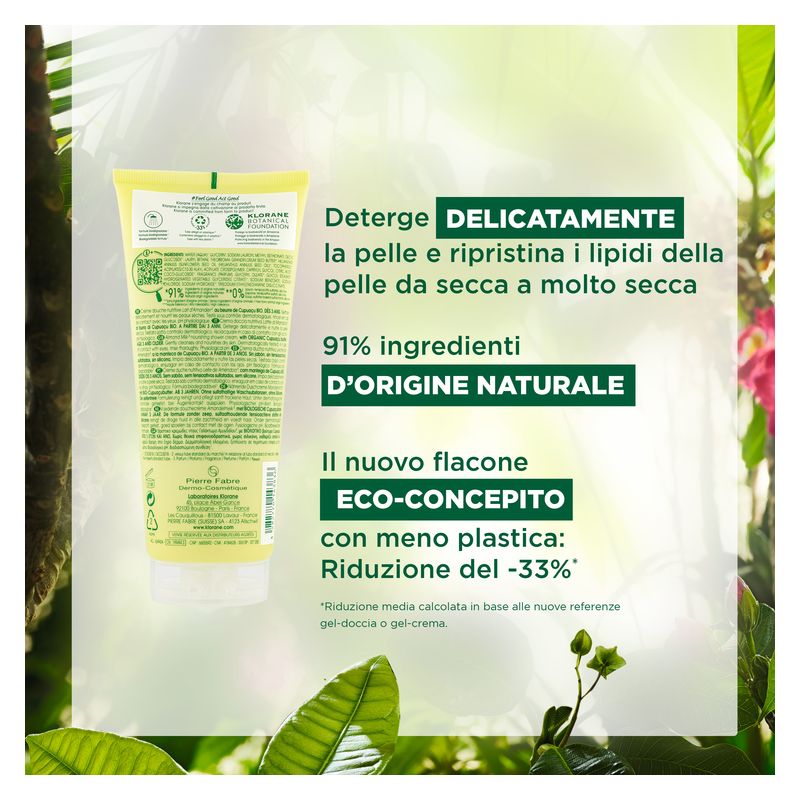 KLORANE - CRèME DOUCHE NUTRITIVE LAIT D'AMANDIER KLORANE - CRèME DOUCHE NUTRITIVE LAIT D'AMANDIER