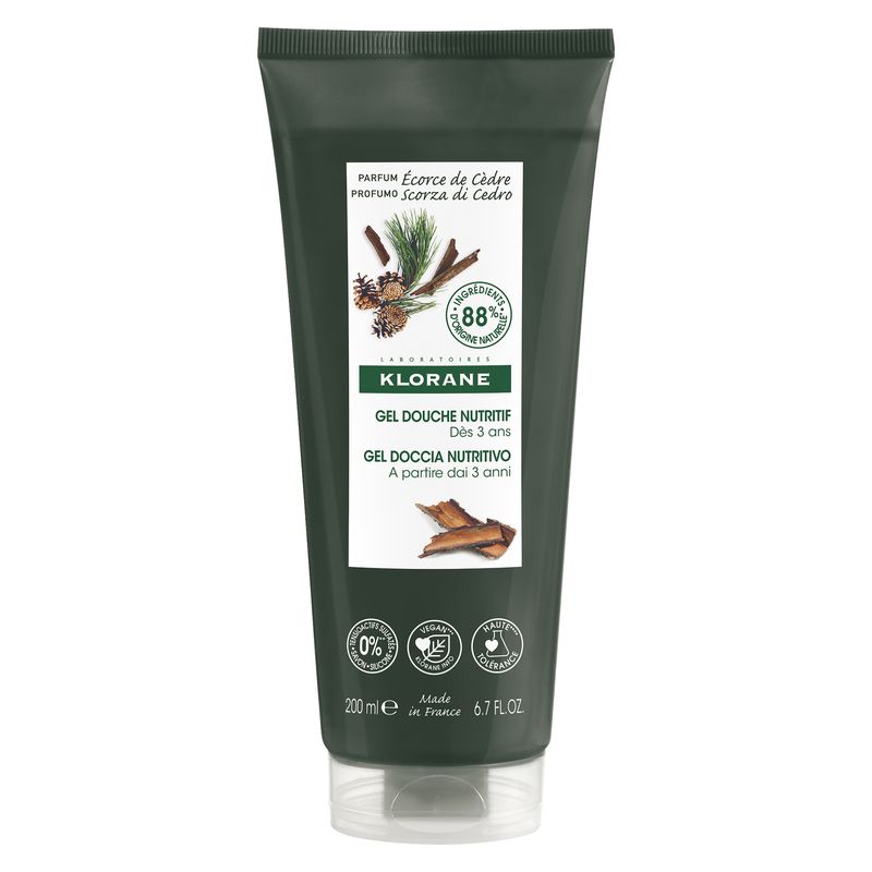 KLORANE - GEL DOUCHE NUTRITIF éCORCE DE CèDRE KLORANE - GEL DOUCHE NUTRITIF éCORCE DE CèDRE