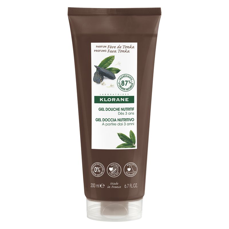 KLORANE - GEL DOUCHE NUTRITIF FèVE DE TONKA KLORANE - GEL DOUCHE NUTRITIF FèVE DE TONKA