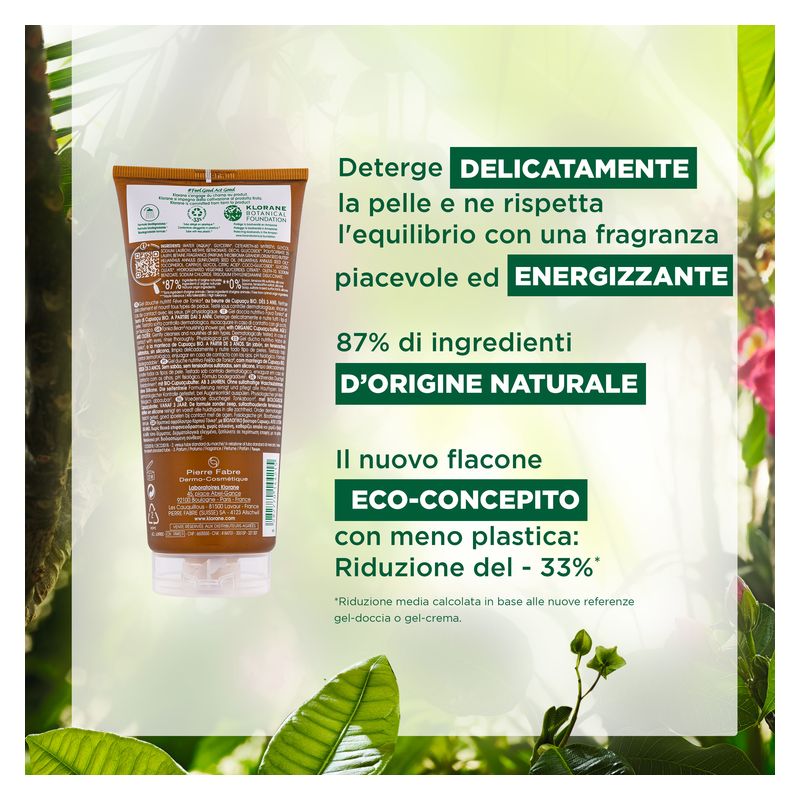 KLORANE - GEL DOUCHE NUTRITIF FèVE DE TONKA KLORANE - GEL DOUCHE NUTRITIF FèVE DE TONKA