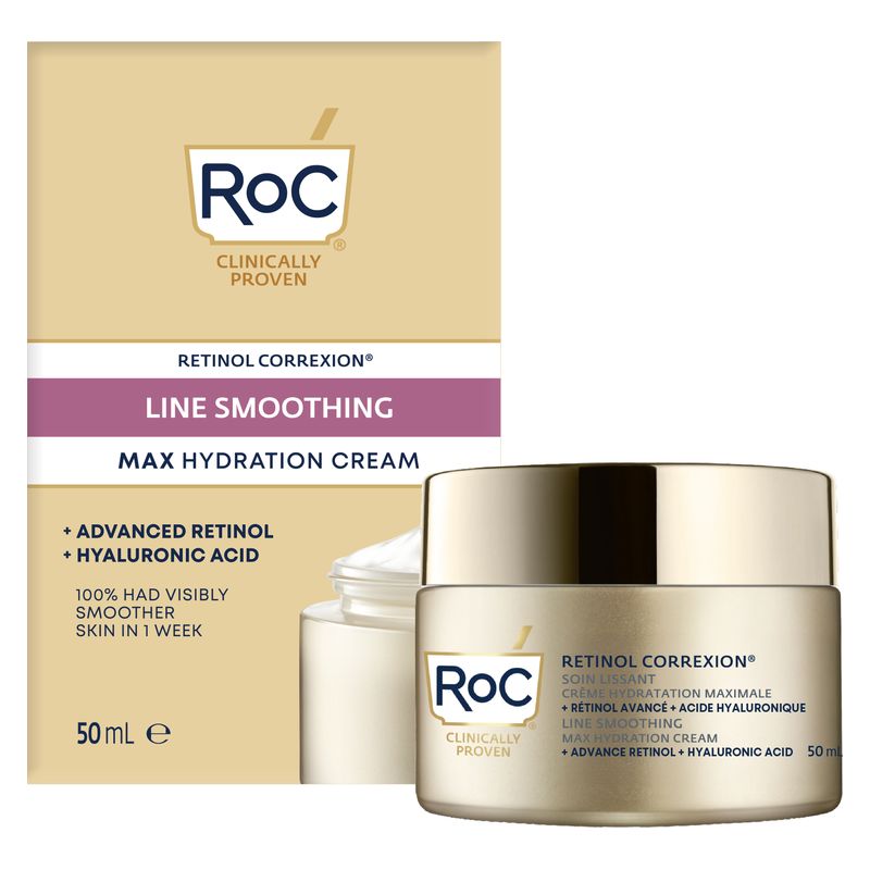 ROC - RETINOL CORREXION LINE SMOOTHING MAX HYDRATION CREAM ROC - RETINOL CORREXION LINE SMOOTHING MAX HYDRATION CREAM