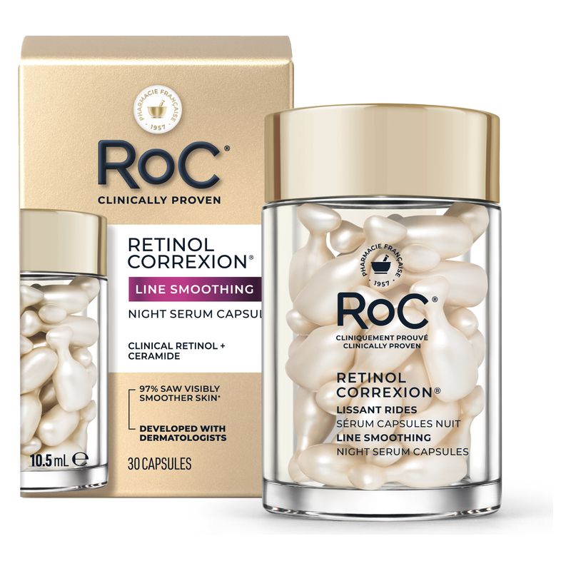 ROC - RETINOL CORREXION LINE SMOOTHING NIGHT SERUM CAPSULES ROC - RETINOL CORREXION LINE SMOOTHING NIGHT SERUM CAPSULES