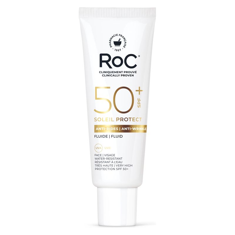 ROC - SOLEIL PROTECT ANTI-RIDES FLUIDE SPF 50+ ROC - SOLEIL PROTECT ANTI-RIDES FLUIDE SPF 50+
