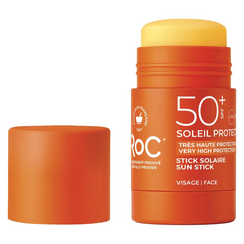 ROC - SOLEIL PROTECT TRèS HAUTE PROTECTION STCK SOLAIRE VISAGE ROC - SOLEIL PROTECT TRèS HAUTE PROTECTION STCK SOLAIRE VISAGE
