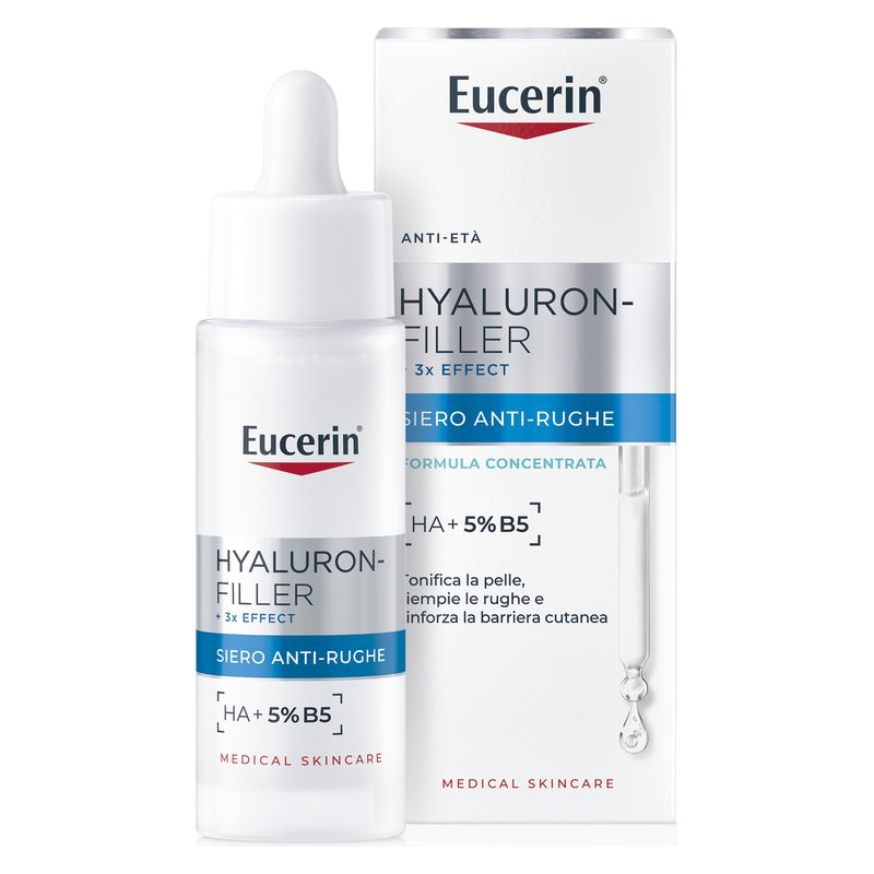 Eucerin - HYALURON-FILLER + 3X EFFECT SIERO ANTI-RUGHE Eucerin - HYALURON-FILLER + 3X EFFECT SIERO ANTI-RUGHE