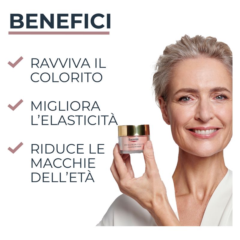 Eucerin - HYALURON-FILLER + ELASTICITY CREMA GIORNO ROSé SPF 30 Eucerin - HYALURON-FILLER + ELASTICITY CREMA GIORNO ROSé SPF 30