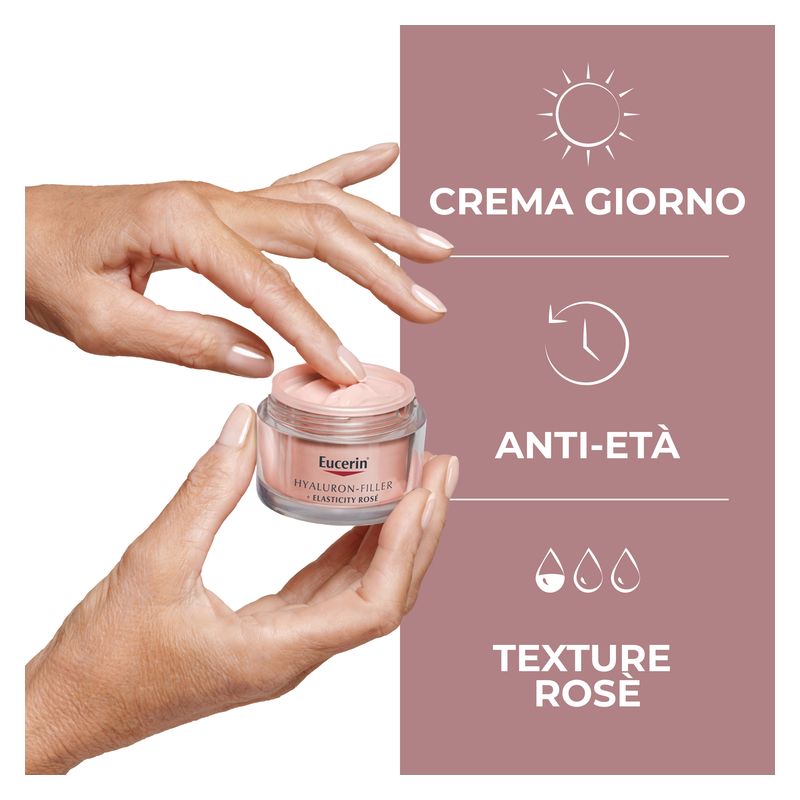 Eucerin - HYALURON-FILLER + ELASTICITY CREMA GIORNO ROSé SPF 30 Eucerin - HYALURON-FILLER + ELASTICITY CREMA GIORNO ROSé SPF 30