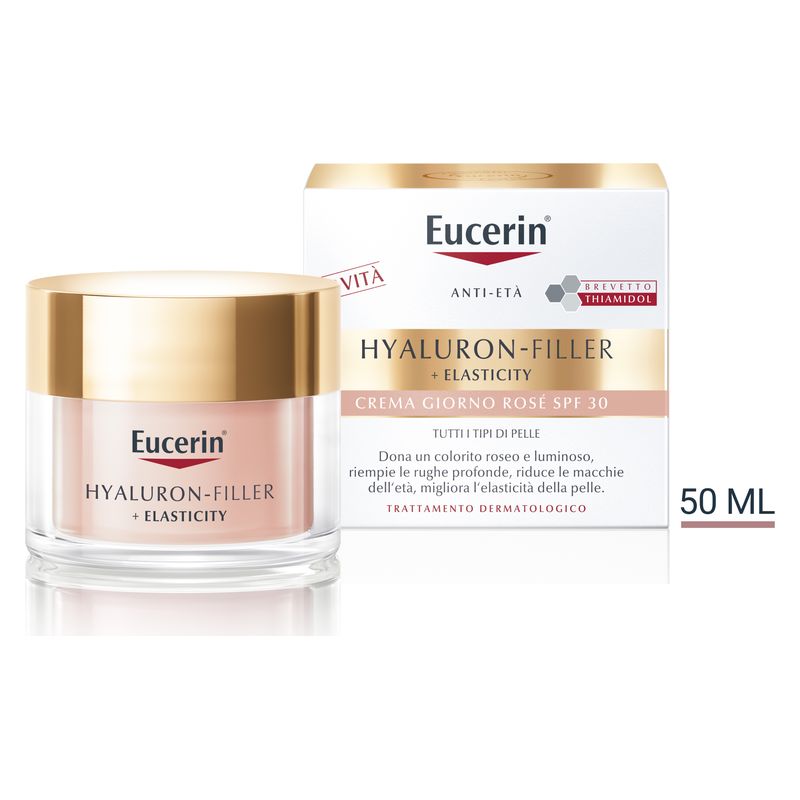 Eucerin - HYALURON-FILLER + ELASTICITY CREMA GIORNO ROSé SPF 30 Eucerin - HYALURON-FILLER + ELASTICITY CREMA GIORNO ROSé SPF 30