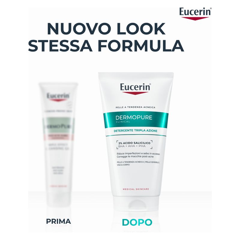 Eucerin - DERMOPURE CLINICAL DETERGENTE TRIPLA AZIONE Eucerin - DERMOPURE CLINICAL DETERGENTE TRIPLA AZIONE