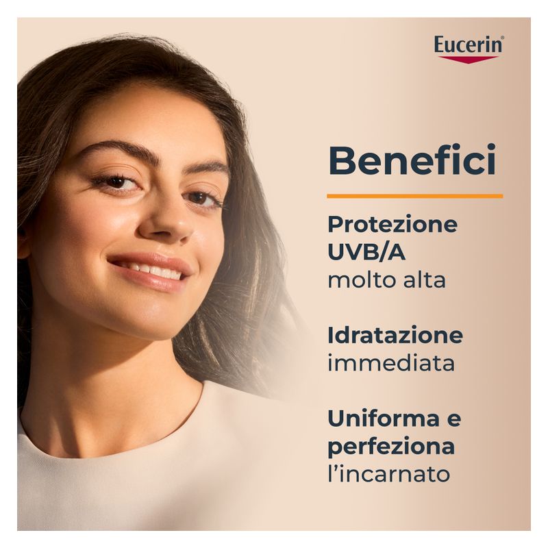 Eucerin - SUN PROTECTION HYDRO PROTECT FLUIDO ULTRA-LIGHT FLUID TINTED MEDIUM SPF 50+ Eucerin - SUN PROTECTION HYDRO PROTECT FLUIDO ULTRA-LIGHT FLUID TINTED MEDIUM SPF 50+