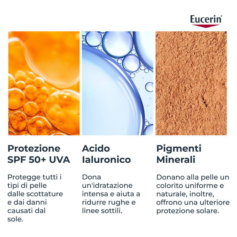 Eucerin - SUN PROTECTION HYDRO PROTECT FLUIDO ULTRA-LIGHT FLUID TINTED MEDIUM SPF 50+ Eucerin - SUN PROTECTION HYDRO PROTECT FLUIDO ULTRA-LIGHT FLUID TINTED MEDIUM SPF 50+
