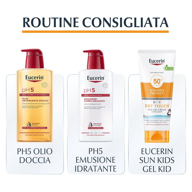 Eucerin - SUN PROTECTION SENSITIVE PROTECT KIDS DRY TOUCH SUN GEL-CREAM ULTRA LIGHT SPF 50+