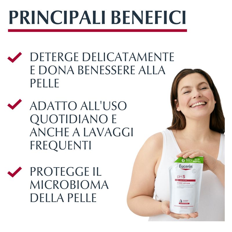 Eucerin - Detergente Fluido Pelle Sensibile E Secca Ph 5