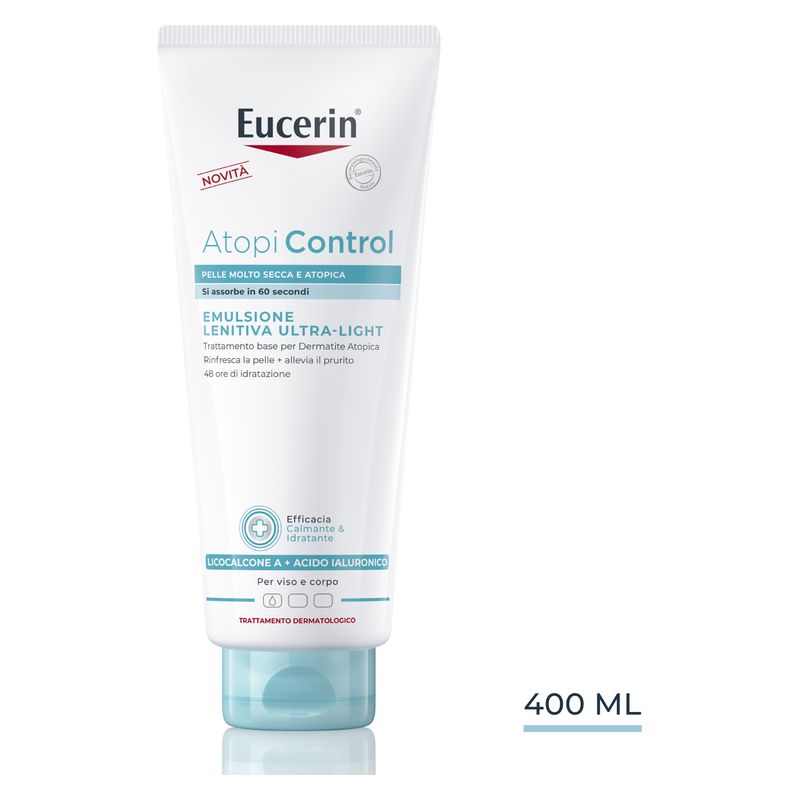 Eucerin - ATOPICONTROL EMULSIONE LENITIVA ULTRA-LIGHT PELLE MOLTO SECCA E ATOPICA Eucerin - ATOPICONTROL EMULSIONE LENITIVA ULTRA-LIGHT PELLE MOLTO SECCA E ATOPICA