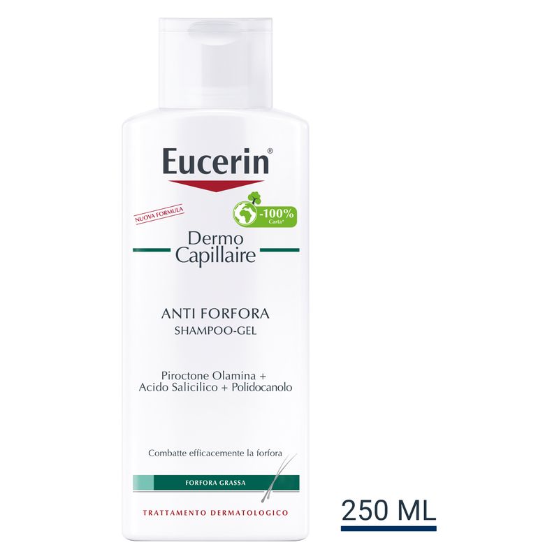 Eucerin - DERMOCAPILLAIRE ANTI FORFORA SHAMPOO-GEL FOROFORA GRASSA Eucerin - DERMOCAPILLAIRE ANTI FORFORA SHAMPOO-GEL FOROFORA GRASSA