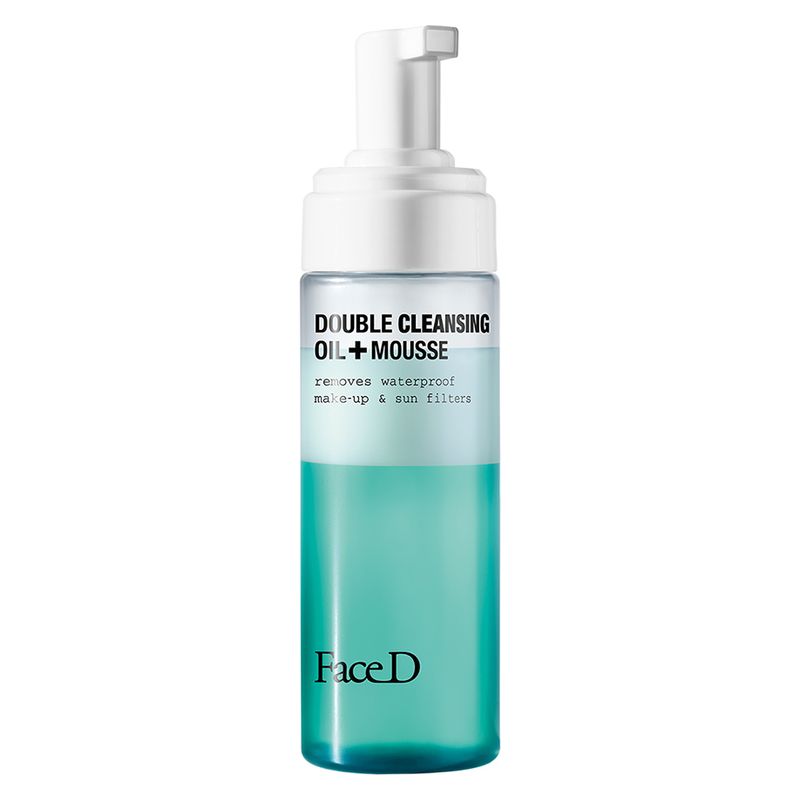 FACE D - DOUBLE CLEANSING OIL + MOUSSE FACE D - DOUBLE CLEANSING OIL + MOUSSE