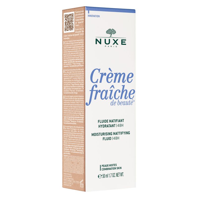 NUXE - CRèME FRAICHE DE BEAUTé - FLUIDE MATIFIANT HYDRATANTE 48 H NUXE - CRèME FRAICHE DE BEAUTé - FLUIDE MATIFIANT HYDRATANTE 48 H