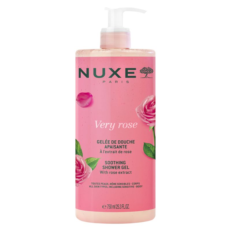 NUXE - Very Rose Gelée De Douche Apaisante À L'extrait De Rose NUXE - Very Rose Gelée De Douche Apaisante À L'extrait De Rose