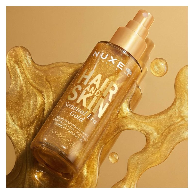 NUXE - HAIR AND SKIN SENSUAL ERA GOLD BRUME PARFUMANTE NACRéE CORPS ET CHEVEUX