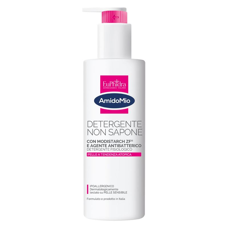 EUPHIDRA - AMIDOMIO DETERGENTE NON SAPONE CON MODISTARCH ZF E AGENTE ANTIBATTERICO EUPHIDRA - AMIDOMIO DETERGENTE NON SAPONE CON MODISTARCH ZF E AGENTE ANTIBATTERICO