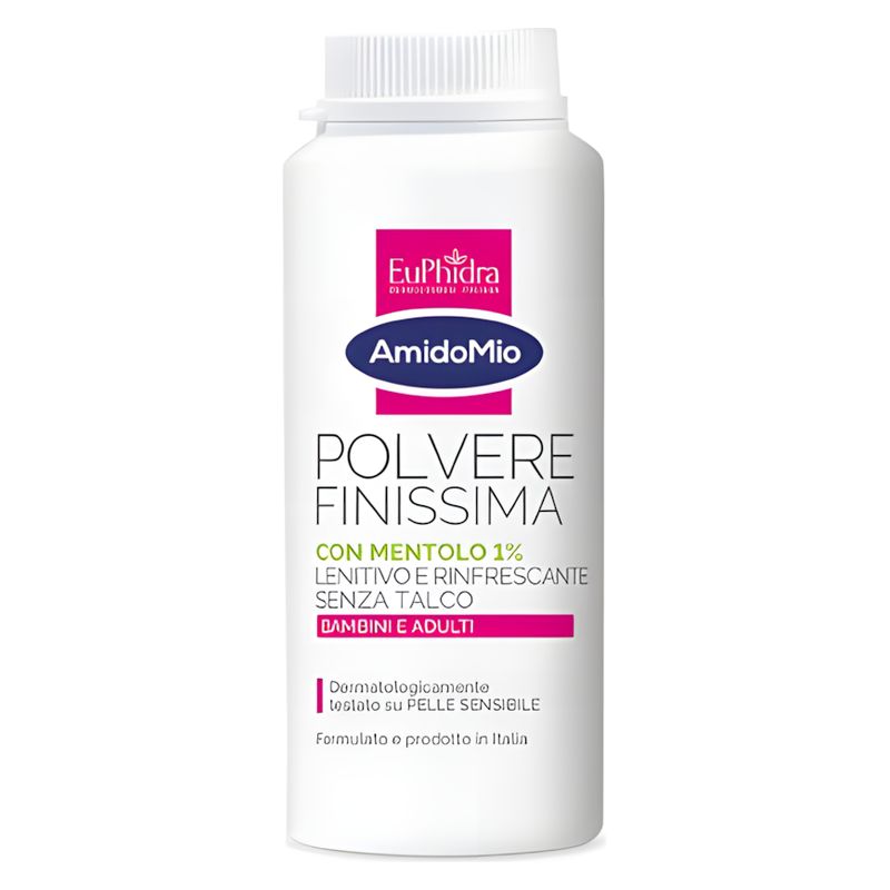 EUPHIDRA - AMIDOMIO POLVERE FINISSIMA CON MENTOLO 1 % EUPHIDRA - AMIDOMIO POLVERE FINISSIMA CON MENTOLO 1 %