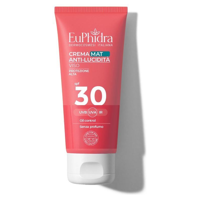 EUPHIDRA - CREMA MAT ANTI-LUCIDITà VISO PROTEZIONE ALTA SPF 30 EUPHIDRA - CREMA MAT ANTI-LUCIDITà VISO PROTEZIONE ALTA SPF 30