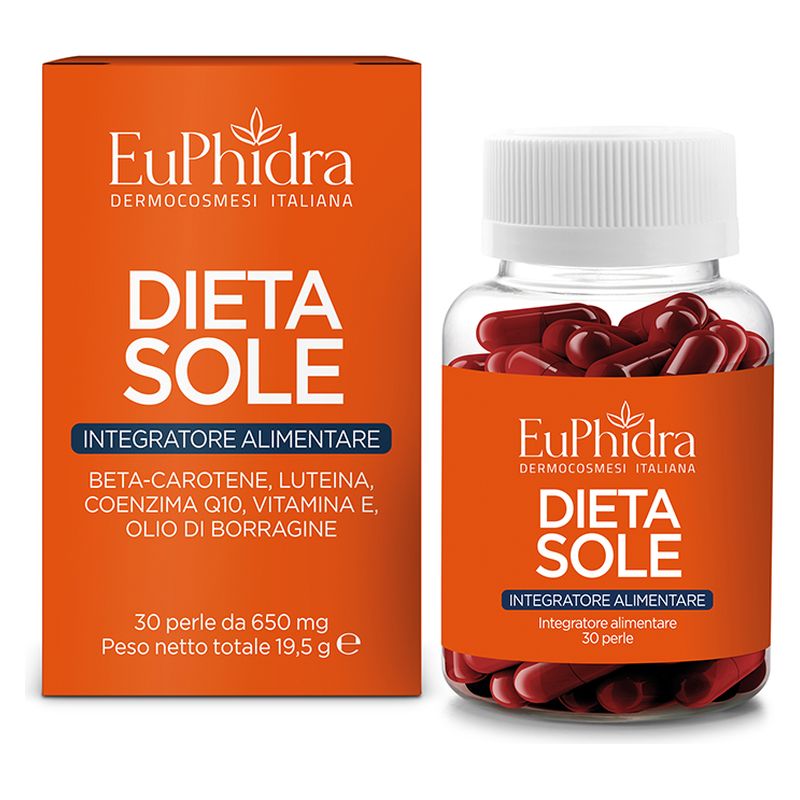 EUPHIDRA - DIETASOLE INTEGRATORE ALIEMENTARE PERLE EUPHIDRA - DIETASOLE INTEGRATORE ALIEMENTARE PERLE